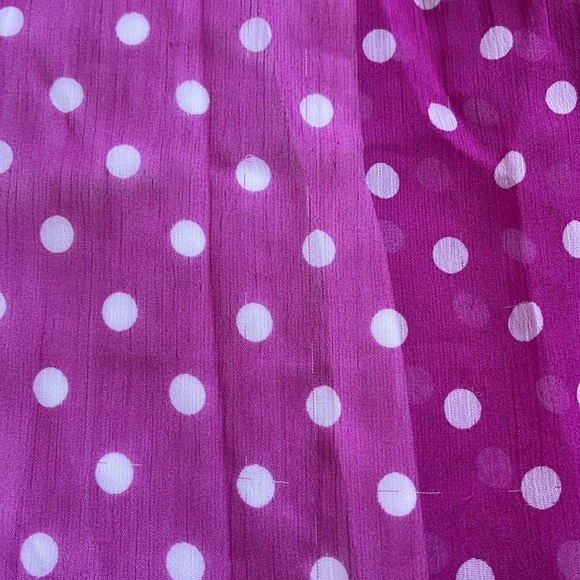 Scooter Brown Sheer Purple Tank Top with White Polka Dots ~ Girls M (10/12) - Picture 6 of 9